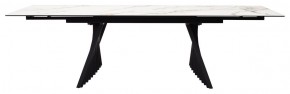 Стол IVAR 180 MARBLES KL-188 Контрастный мрамор, итальянская керамика, ®DISAUR в Нижнем Тагиле - nizhniy-tagil.ok-mebel.com | фото 2