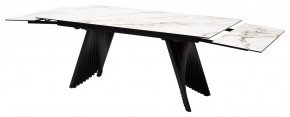 Стол IVAR 180 MARBLES KL-188 Контрастный мрамор, итальянская керамика, ®DISAUR в Нижнем Тагиле - nizhniy-tagil.ok-mebel.com | фото 9