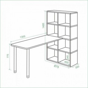 Стол компьютерный Bartolo в Нижнем Тагиле - nizhniy-tagil.ok-mebel.com | фото 3