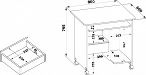 Стол компьютерный КСТ-10.1 в Нижнем Тагиле - nizhniy-tagil.ok-mebel.com | фото 4