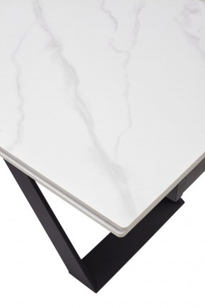 Стол LIVORNO 180 MATT WHITE MARBLE SOLID CERAMIC / BLACK, ®DISAUR в Нижнем Тагиле - nizhniy-tagil.ok-mebel.com | фото 9