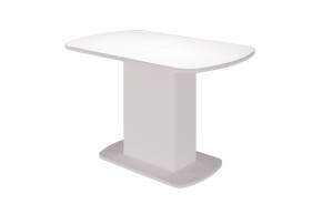 Стол обеденный Соренто 2 раздвижной (Белый) в Нижнем Тагиле - nizhniy-tagil.ok-mebel.com | фото 2