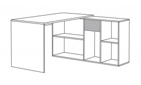 Стол письменный Лайт 03.245 F (белый) в Нижнем Тагиле - nizhniy-tagil.ok-mebel.com | фото 3