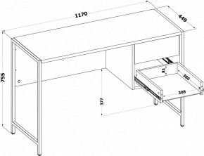 Стол письменный СПМ-404 в Нижнем Тагиле - nizhniy-tagil.ok-mebel.com | фото 4