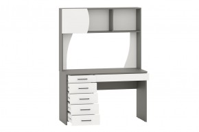 Стол рабочий СИГМА (графит/белый) в Нижнем Тагиле - nizhniy-tagil.ok-mebel.com | фото 2