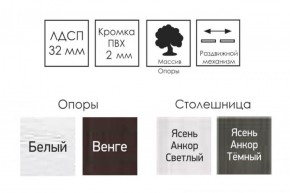 Стол раскладной Ялта-2 (опоры массив резной) в Нижнем Тагиле - nizhniy-tagil.ok-mebel.com | фото 4