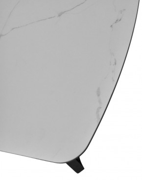 Стол RASMUS 160 TL-45 Белый мрамор, испанская керамика / черный каркас, ®DISAUR в Нижнем Тагиле - nizhniy-tagil.ok-mebel.com | фото 6