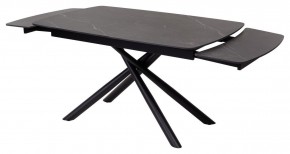 Стол RIVOLI 140 MATT BLACK MARBLE SOLID CERAMIC / BLACK, ®DISAUR в Нижнем Тагиле - nizhniy-tagil.ok-mebel.com | фото 6