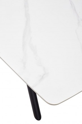 Стол RIVOLI 140 MATT WHITE MARBLE SOLID CERAMIC / BLACK, ®DISAUR в Нижнем Тагиле - nizhniy-tagil.ok-mebel.com | фото 9