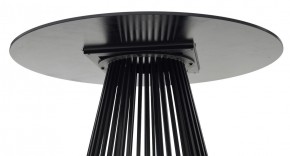 Стол TERNI 120 MATT BLACK MARBLE SOLID CERAMIC Черный мрамор матовый, керамика /Черн.каркас, ®DISAUR в Нижнем Тагиле - nizhniy-tagil.ok-mebel.com | фото 6