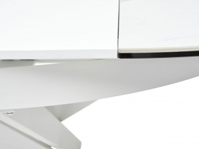 Стол TRENTO 120 HIGH GLOSS STATUARIO Белый мрамор глянцевый, керамика/ белый каркас, ®DISAUR в Нижнем Тагиле - nizhniy-tagil.ok-mebel.com | фото 9