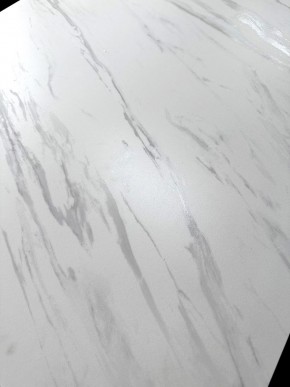 Стол VASTO 180 MARBLES KL-99 Белый мрамор матовый, итальянская керамика/ черный каркас, ®DISAUR в Нижнем Тагиле - nizhniy-tagil.ok-mebel.com | фото 3