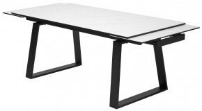 Стол VASTO 180 MARBLES KL-99 Белый мрамор матовый, итальянская керамика/ черный каркас, ®DISAUR в Нижнем Тагиле - nizhniy-tagil.ok-mebel.com | фото 6