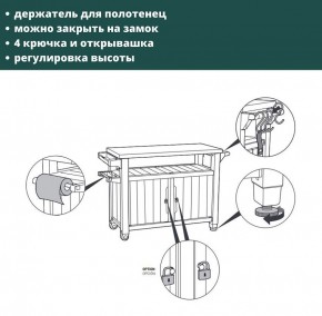 Столик для барбекю 207 Л (Unity XL 207L) в Нижнем Тагиле - nizhniy-tagil.ok-mebel.com | фото 8