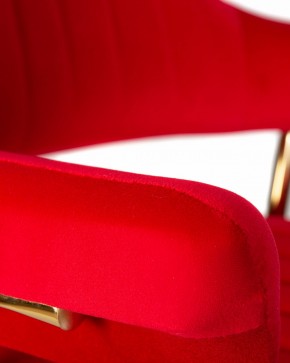 Стул барный DOBRIN CHARLY GOLD, красный велюр (MJ9-45) в Нижнем Тагиле - nizhniy-tagil.ok-mebel.com | фото 8