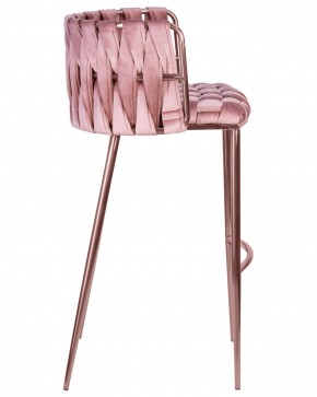 Стул барный DOBRIN EMMA ROSE GOLD, розовый велюр (VF-10) в Нижнем Тагиле - nizhniy-tagil.ok-mebel.com | фото 3