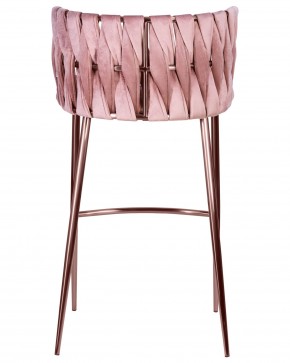 Стул барный DOBRIN EMMA ROSE GOLD, розовый велюр (VF-10) в Нижнем Тагиле - nizhniy-tagil.ok-mebel.com | фото 5