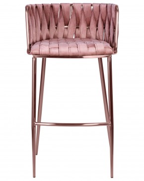 Стул барный DOBRIN EMMA ROSE GOLD, розовый велюр (VF-10) в Нижнем Тагиле - nizhniy-tagil.ok-mebel.com | фото 6