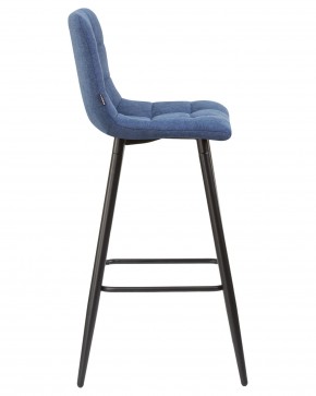 Стул барный DOBRIN NICOLE, черные матовые ножки, синяя ткань (UF860-14B) в Нижнем Тагиле - nizhniy-tagil.ok-mebel.com | фото 3