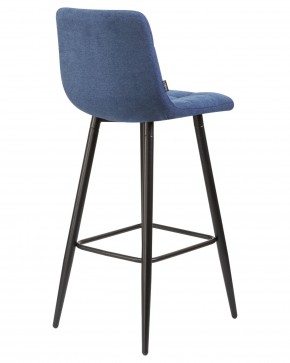 Стул барный DOBRIN NICOLE, черные матовые ножки, синяя ткань (UF860-14B) в Нижнем Тагиле - nizhniy-tagil.ok-mebel.com | фото 4