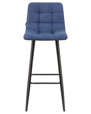 Стул барный DOBRIN NICOLE, черные матовые ножки, синяя ткань (UF860-14B) в Нижнем Тагиле - nizhniy-tagil.ok-mebel.com | фото 6