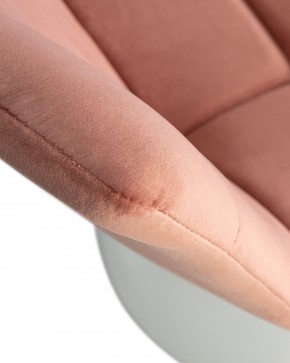 Стул барный DOBRIN TAILOR WHITE, пудрово-розовый велюр (MJ9-32) в Нижнем Тагиле - nizhniy-tagil.ok-mebel.com | фото 7