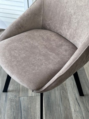Стул CASA, 360 град. поворот. B5 Капучино, велюр / черный каркас,М-City в Нижнем Тагиле - nizhniy-tagil.ok-mebel.com | фото 3
