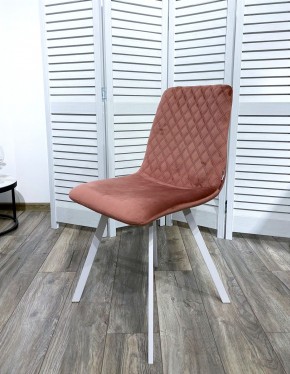 Стул DAIQUIRI BLUVEL-52 PINK / белый каркас, велюр М-City в Нижнем Тагиле - nizhniy-tagil.ok-mebel.com | фото 7