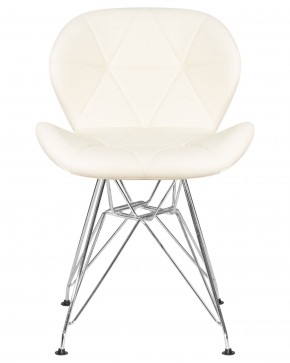 Стул обеденный DOBRIN BUTTERFLY CHROME, ножки хром, цвет кремовый в Нижнем Тагиле - nizhniy-tagil.ok-mebel.com | фото 6