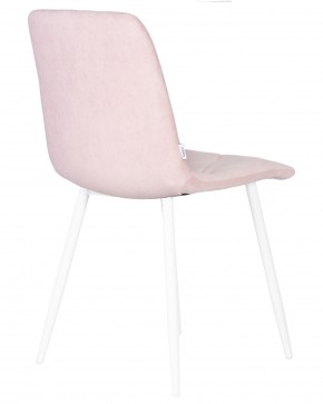 Стул обеденный DOBRIN CHILLY ROMBO, Розовый Simple 03, основание белый в Нижнем Тагиле - nizhniy-tagil.ok-mebel.com | фото 4