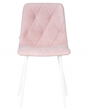 Стул обеденный DOBRIN CHILLY ROMBO, Розовый Simple 03, основание белый в Нижнем Тагиле - nizhniy-tagil.ok-mebel.com | фото 6