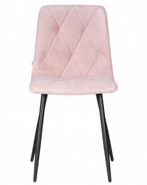 Стул обеденный DOBRIN CHILLY ROMBO, Розовый Simple 03, основание черное в Нижнем Тагиле - nizhniy-tagil.ok-mebel.com | фото 6