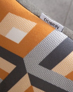 Стул обеденный DOBRIN MARKUS, ЭМАЛЬ ЧЕРНЫЙ МУАР ткань Candy Graphite+Escada Ochre в Нижнем Тагиле - nizhniy-tagil.ok-mebel.com | фото 10