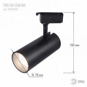 Светильник на штанге Эра  TR5-30 COB BK в Нижнем Тагиле - nizhniy-tagil.ok-mebel.com | фото 5
