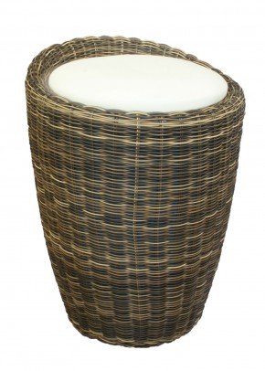 Табурет с местом для хранения LM-1100Rattan, кремовый в Нижнем Тагиле - nizhniy-tagil.ok-mebel.com | фото