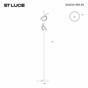 Торшер ST-Luce LILT SL6210.405.02 в Нижнем Тагиле - nizhniy-tagil.ok-mebel.com | фото 2