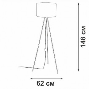 Торшер Vitaluce V2957 V2957-0/1P в Нижнем Тагиле - nizhniy-tagil.ok-mebel.com | фото 4