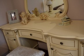 Туалетный стол + Зеркало Мона Лиза (крем) в Нижнем Тагиле - nizhniy-tagil.ok-mebel.com | фото 5
