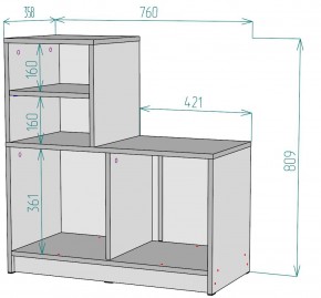 Тумба для прихожей V29 в Нижнем Тагиле - nizhniy-tagil.ok-mebel.com | фото 2