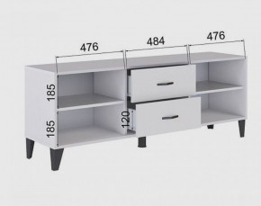 Тумба под ТВ ТВМ-6 (белый) в Нижнем Тагиле - nizhniy-tagil.ok-mebel.com | фото 2