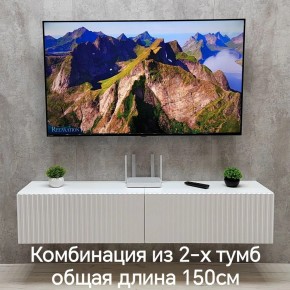 Тумба подвесная под ТВ LINES MTV1-MA 750 Белый матовый (Белый-M 10.1.2) в Нижнем Тагиле - nizhniy-tagil.ok-mebel.com | фото 8