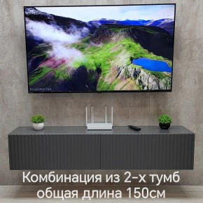 Тумба подвесная под ТВ LINES MTV1-MA 750 Темно-серый (Графит-M 10.1.25) в Нижнем Тагиле - nizhniy-tagil.ok-mebel.com | фото 10