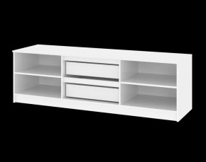 Тумба ТВ большая Парус (Белый/Графит) в Нижнем Тагиле - nizhniy-tagil.ok-mebel.com | фото 5