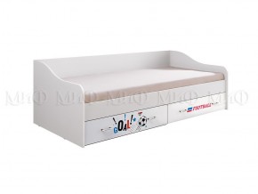 ВЕГА NEW Boy  Кровать 900 с настилом ЛДСП (белый глянец с фотопечатью/белый) в Нижнем Тагиле - nizhniy-tagil.ok-mebel.com | фото