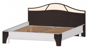 ВЕРОНА Кровать 1600 с основанием (Венге/Анкор светлый) в Нижнем Тагиле - nizhniy-tagil.ok-mebel.com | фото