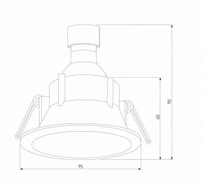 Встраиваемый светильник Elektrostandard Side 25059/01 в Нижнем Тагиле - nizhniy-tagil.ok-mebel.com | фото 6