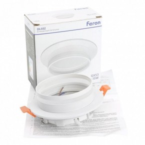 Встраиваемый светильник Feron DL502 51089 в Нижнем Тагиле - nizhniy-tagil.ok-mebel.com | фото 9