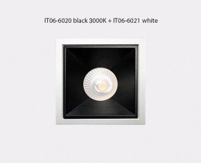 Встраиваемый светильник Italline IT06-6020 IT06-6020 black 3000K + IT06-6021 black в Нижнем Тагиле - nizhniy-tagil.ok-mebel.com | фото 3