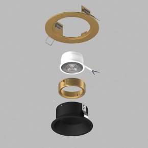 Встраиваемый светильник Lightstar Domino D61307GMOD в Нижнем Тагиле - nizhniy-tagil.ok-mebel.com | фото 3