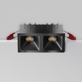 Встраиваемый светильник Maytoni Alfa LED DL043-02-10W3K-SQ-B-1 в Нижнем Тагиле - nizhniy-tagil.ok-mebel.com | фото 2